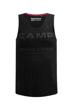 Muskelshirt mit Label Prints black
