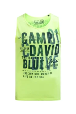 Muskelshirt mit Logo Prints neon lime