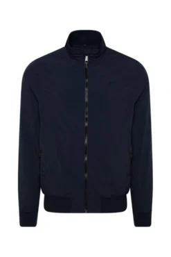 Nylon-Blouson mit Stehkragen blue navy | S