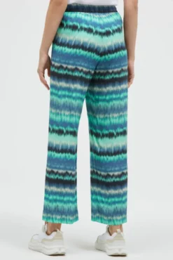 Palazzohose mit All Over Print soft azure | S
