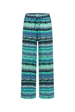 Palazzohose mit All Over Print soft azure | S