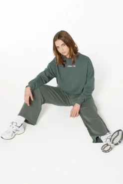 PA-TTY Wide Leg Jogginghose dark green