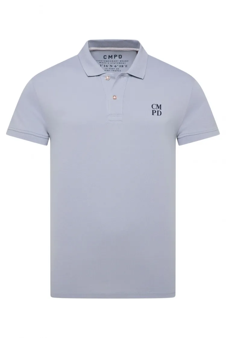 Poloshirt Kurzarm aus Pikee smokey mint