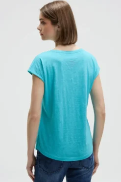 Ärmelloses Shirt mit V-Ausschnitt und Prints ocean flash