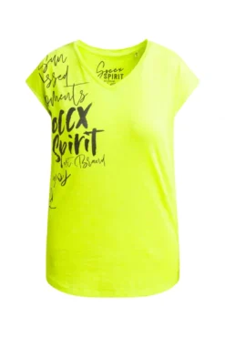 Ärmelloses Shirt mit V-Ausschnitt und Prints electric lemon | XS