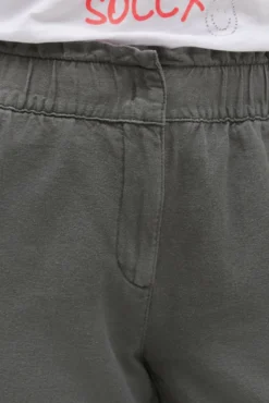 Shorts aus Leinen-Mix cool khaki