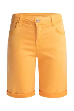 Shorts mit Turn-Up-Saum fresh mango