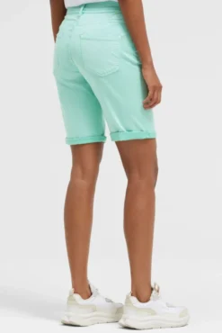 Shorts mit Turn-Up-Saum fresh mint