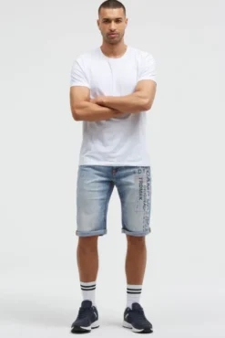 Skater Jeans CO:NO Comfort Fit vintage blue printed