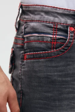 Skater Jeans FRA:NK Comfort Fit blue black used jogg