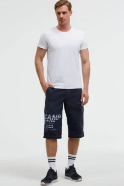 Skater Shorts mit Logo Prints blue navy