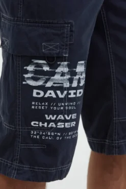 Skater Shorts mit Logo Prints blue navy