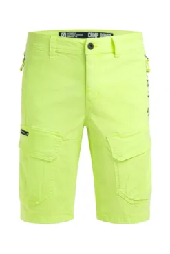 Skater Shorts mit Zippertaschen neon lime