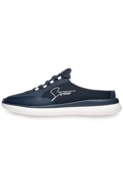 Slip On Sneaker aus Mesh-Textil navy