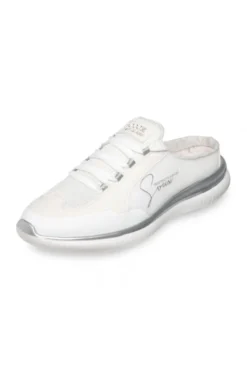 Slip On Sneaker aus Mesh-Textil white