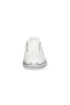 Slip On Sneaker aus Mesh-Textil white