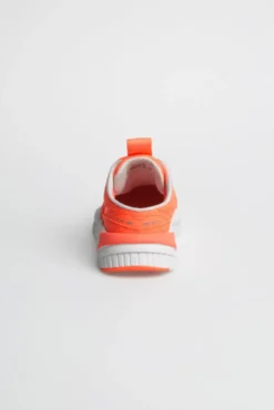 Slip On Sneaker im tonigen Materialmix neon orange