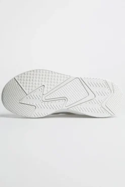 Slip On Sneaker im tonigen Materialmix white
