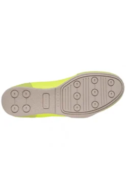 Sneaker Ballerina im Materialmix mit Glitter-Effekten summer lime