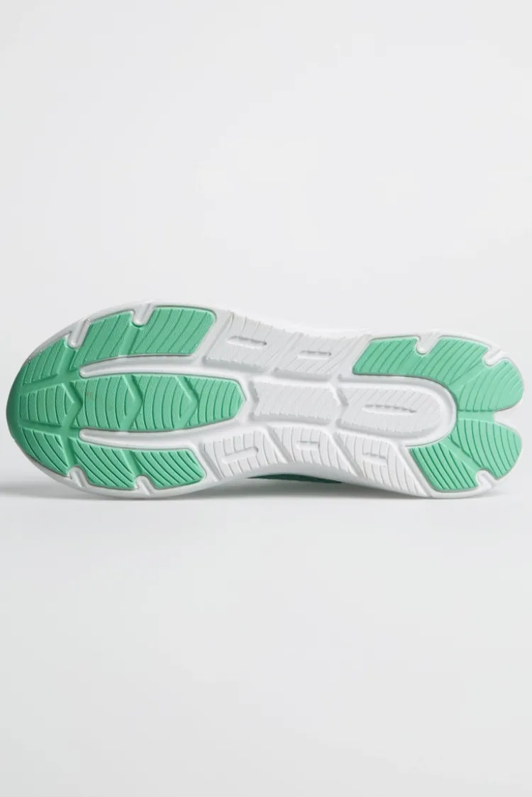 Sneaker im Mesh-Design mit Logostick french mint