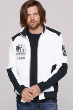 Softshelljacke mit Colour-Blocking opticwhite