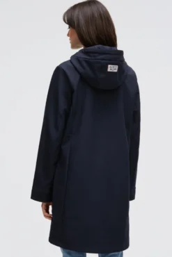 Softshell-Parka mit Kapuze blue navy