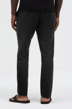 Sommerhose aus Leinen-Mix im Chino-Stil black | S