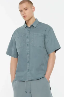SO-NNY Kurzarmhemd fog blue