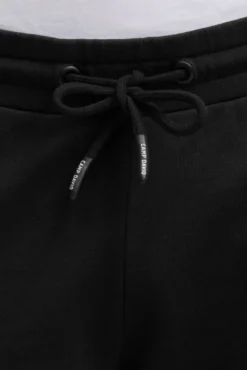 Sweatshorts mit Label Print black