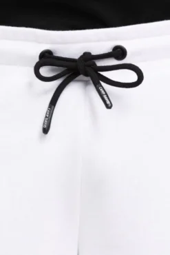 Sweatshorts mit Label Print opticwhite