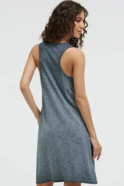 Tanktop-Kleid mit Glitter Print green shadow