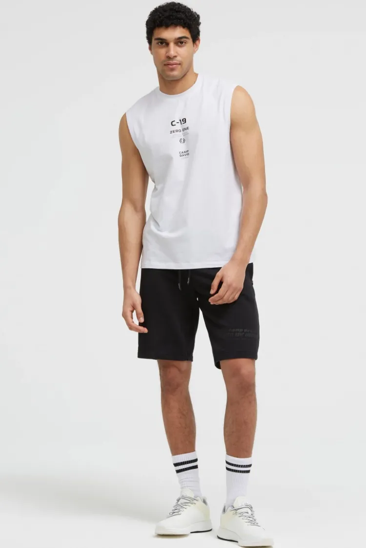 Tanktop mit Label Prints opticwhite