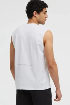 Tanktop mit Label Prints opticwhite