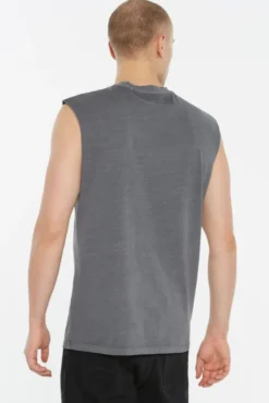THE-O Muskelshirt printed asphalt