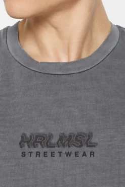 THE-O Muskelshirt printed asphalt