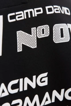 Trainingsjacke aus Interlock mit Rubber Prints black