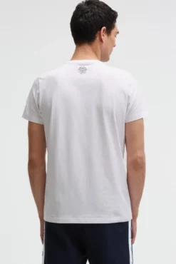 T-Shirt mit Logo Artwork white