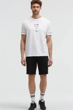 T-Shirt Relaxed Fit mit Artworks opticwhite
