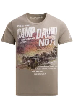 T-Shirt Rundhals mit Photoprint rock ridge