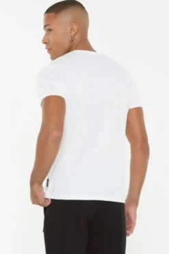 T-Shirt V-Neck, 2er-Pack opticwhite / opticwhite | XS