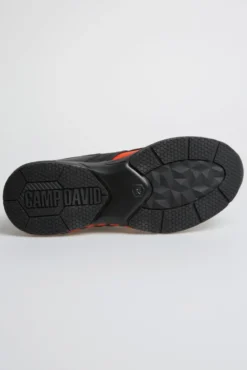 Urban Running Sneaker mit Logo Design neon orange | 44