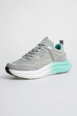 Wedge Sport Sneaker mit Dip-Dye-Sohle gray