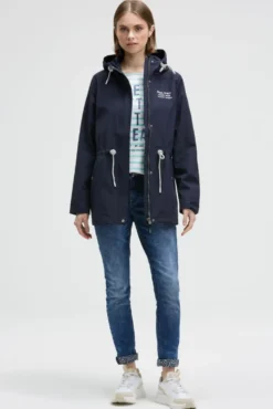 Wind- und Wetterjacke mit Kapuze blue navy