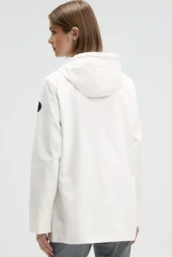 Wind- und Wetterjacke mit Kapuze ivory