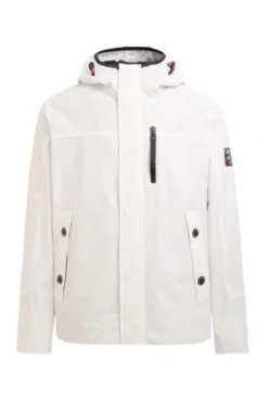 Wind- und Wetterjacke mit Kapuze ivory