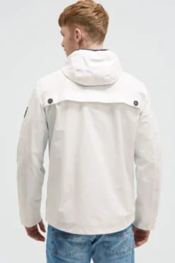 Wind- und Wetterjacke mit Kapuze ivory
